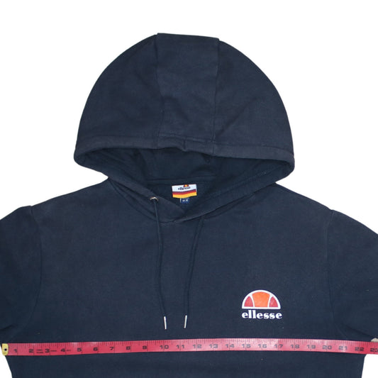 Ellesse Men's Blue Pullover Hoodie M Logo Fleece Sweatshirt