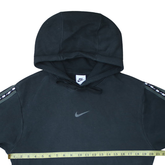 Nike Men's Black XS Pullover Hoodie with Logo Trim