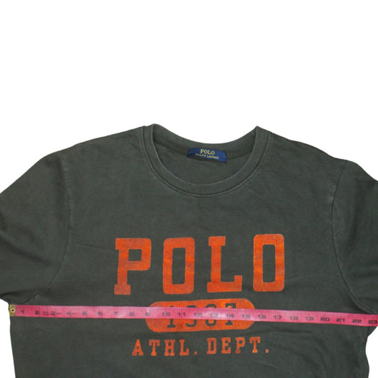 Polo Ralph Lauren Men's Green 2XL Pullover Sweatshirt Crew Neck