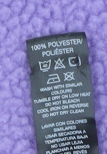 Additional view of Dunnes Women’s Purple 1/2 Zip Fleece Sweatshirt XX-Large