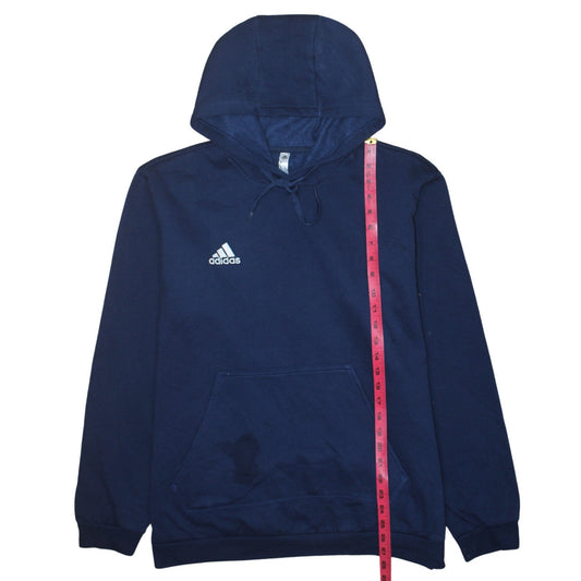 Adidas Men's Blue XL Pullover Hoodie Fleece Sports Sweatshirt