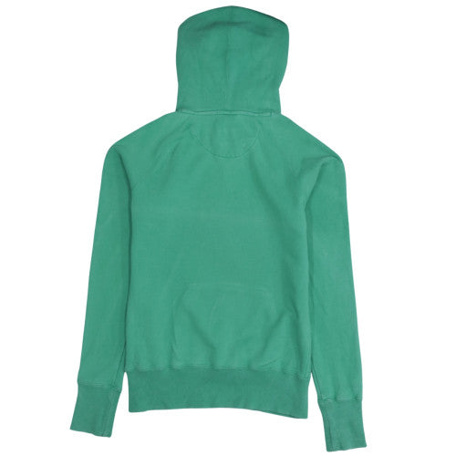 Nike Womens Green Pullover Hoodie UK 12/14 Sportswear Logo Sweatshirt