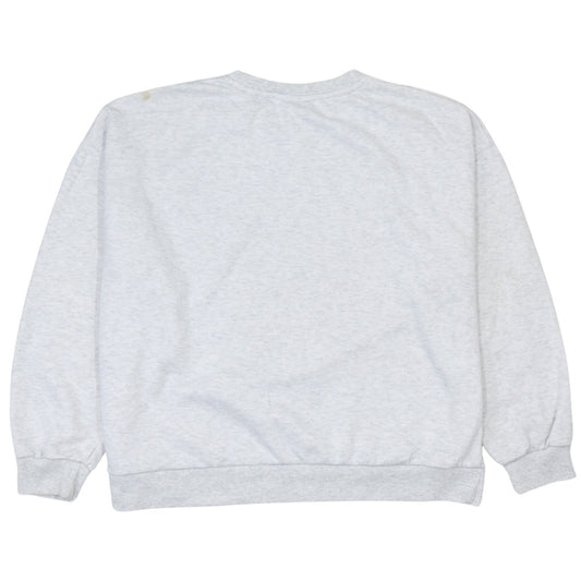 Disney Women Grey Mickey Mouse Graphic Pullover Sweatshirt L 14/16
