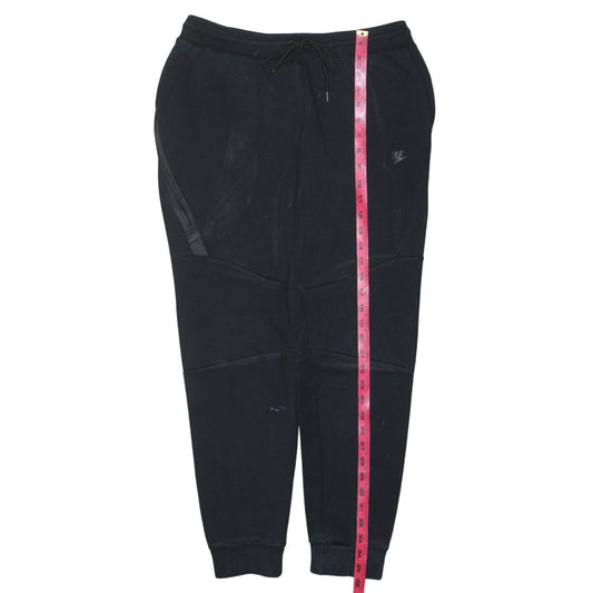 Nike Men's Black Jogger Trousers M Cotton Blend Fleece