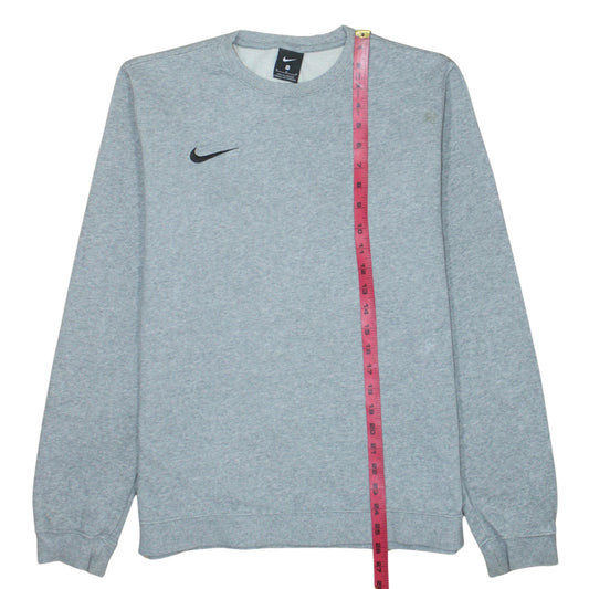 Nike Men's Grey Crew Neck Sweatshirt Medium Classic Logo
