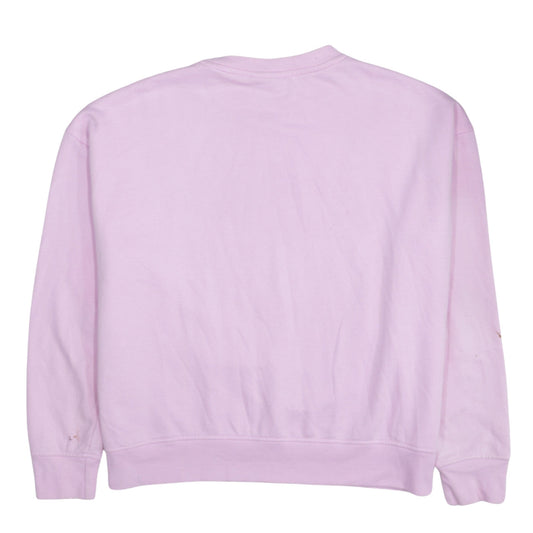 Disney Women Pink Minnie Mouse Pullover Sweatshirt Size M