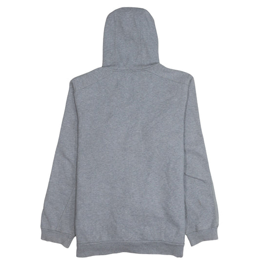 Adidas Men's Grey Full Zip Hoodie Size M Sports Fleece Jacket