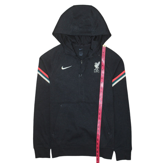 Nike Men’s Black LFC Dri-Fit 1/2 Zip Hoodie XS Football Training