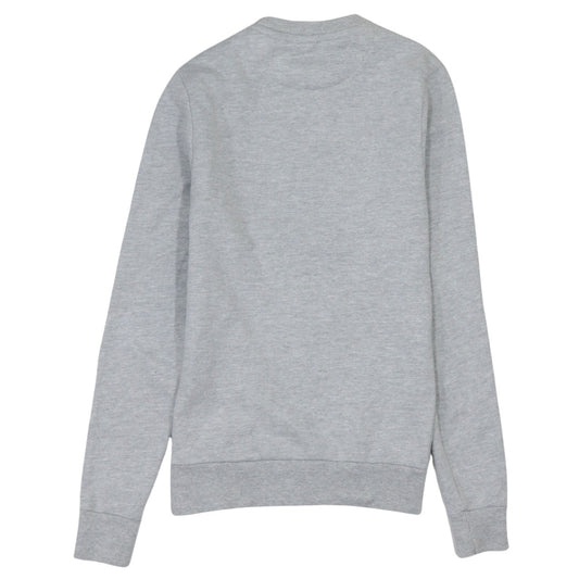 Firetrap Men Grey Graphic Crew Neck Sweatshirt Size S