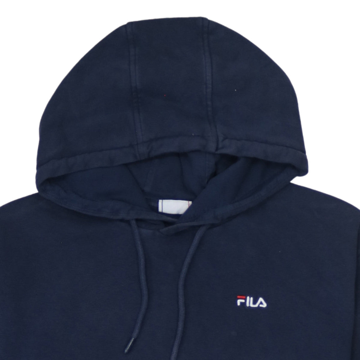 Additional view of Fila Men's Blue Pullover Hoodie, size M, Regular Fit Logo Sweatshirt