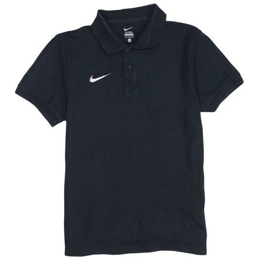 Nike Men's Black Cotton Polo Shirt M Short Sleeve Sports Top