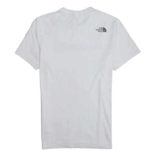 The North Face Men's White Logo Graphic Cotton T-Shirt Size M