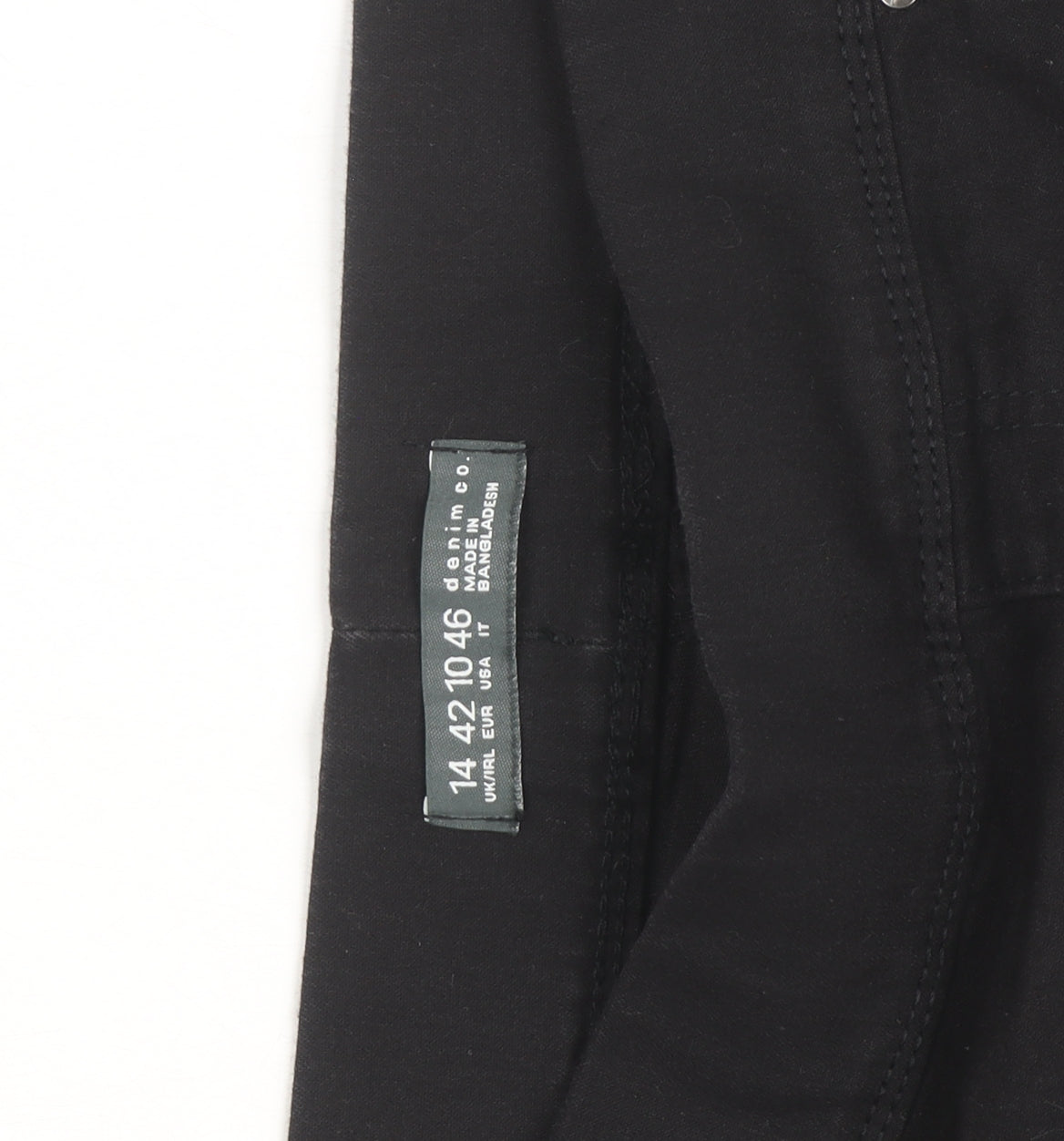 Additional view of Denim Co. Women's Black, size 14 Slim, Fit Jegging Jeans