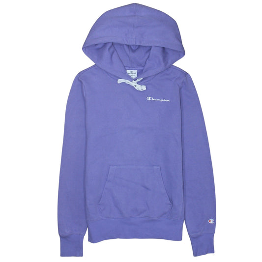 Champion Womens Purple XS Pullover Hoodie Cotton Blend