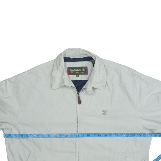 Timberland Men’s Beige Cotton Weathergear Jacket L Classic Outdoor