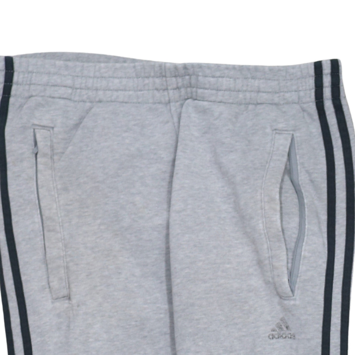 Additional view of Adidas Men's Grey Jogger Sweatpants XS Tapered Fit Side Stripe