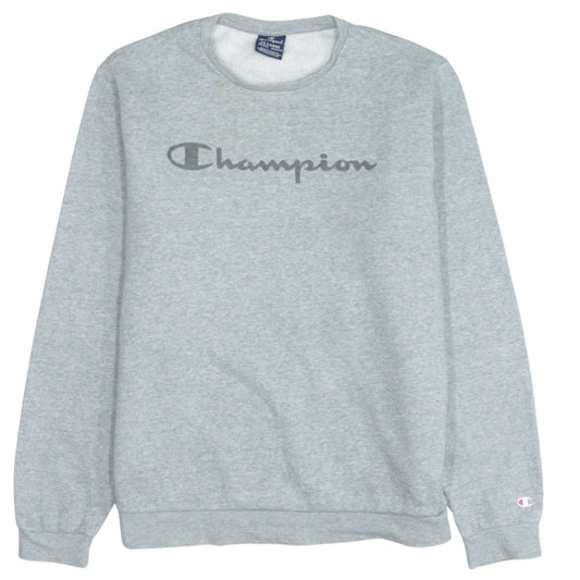 Champion Boys Grey 15-16 Years Crew Neck Pullover Sweatshirt