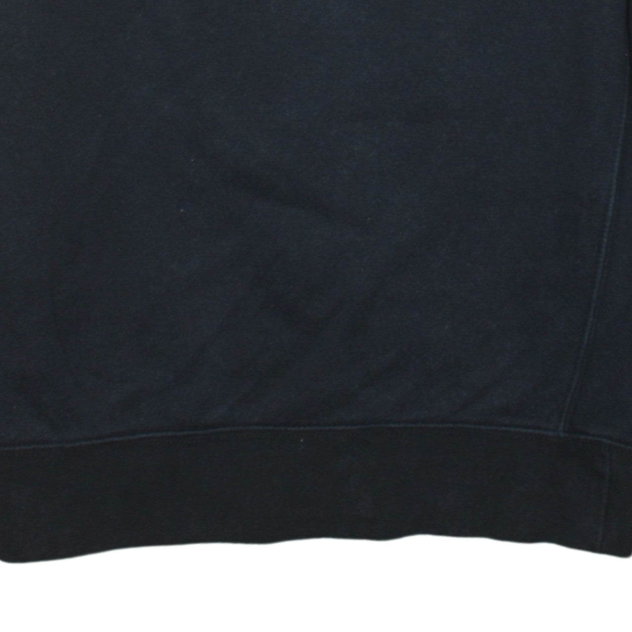Nike Men's Black Small Crew Neck Fleece Pullover Sweatshirt