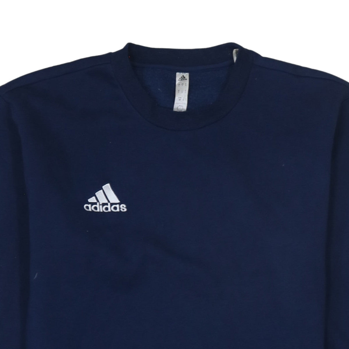 Additional view of Adidas Men's Blue Crew Neck Pullover Sweatshirt, size S