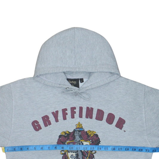 Harry Potter Gryffindor Grey Hoodie Men M Pullover Fleece Sweatshirt