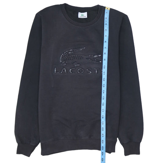 Lacoste Men's Black Crew Neck Pullover Sweatshirt Size S