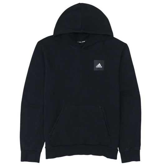adidas Men's Black Pullover Hoodie Medium Graphic Sportswear