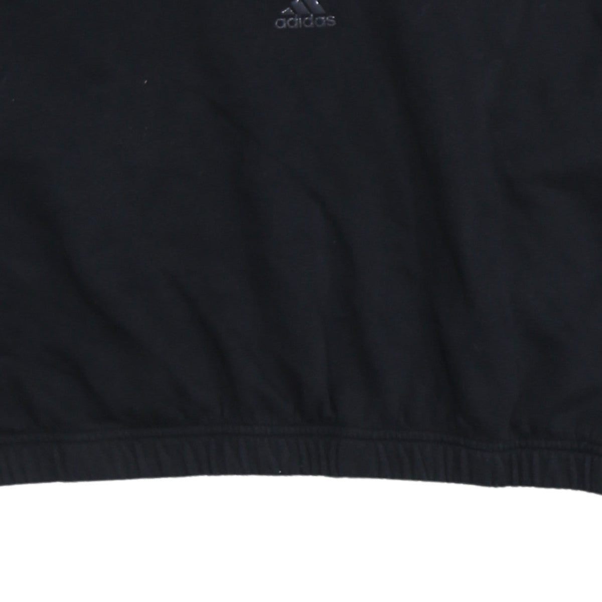 Additional view of Adidas Women Black 1/4 Zip Pullover Sweatshirt UK 16-18 Activewear