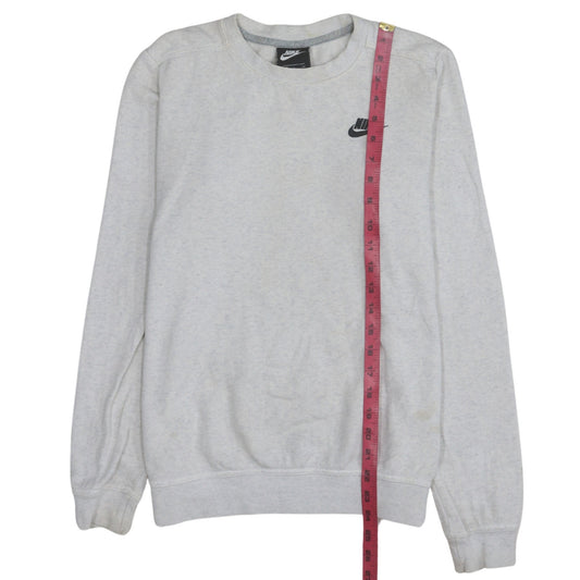Nike Men's Grey Small Pullover Crew Neck Sweatshirt