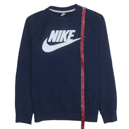 Nike Men's Blue Crew Neck Pullover Sweatshirt M Regular Fit