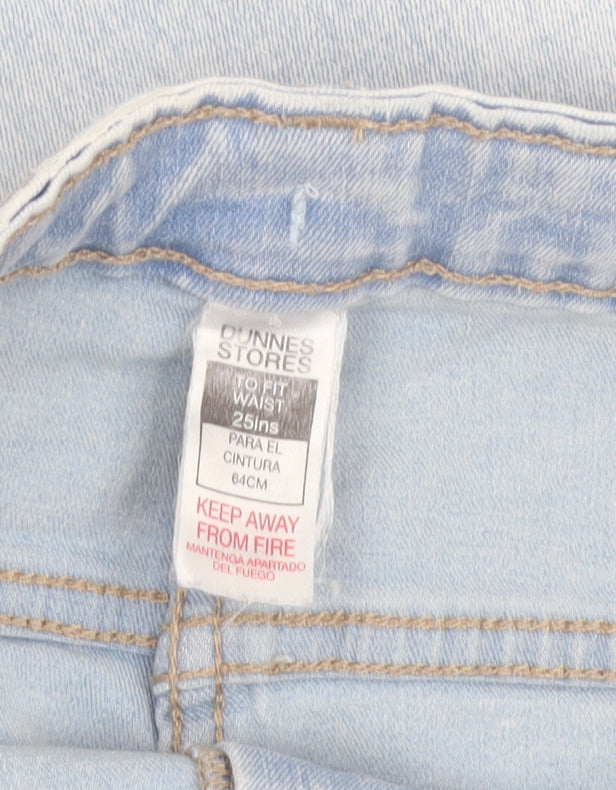 Additional view of Dunnes girls’ light blue wide-leg jeans 25in waist denim summer casual