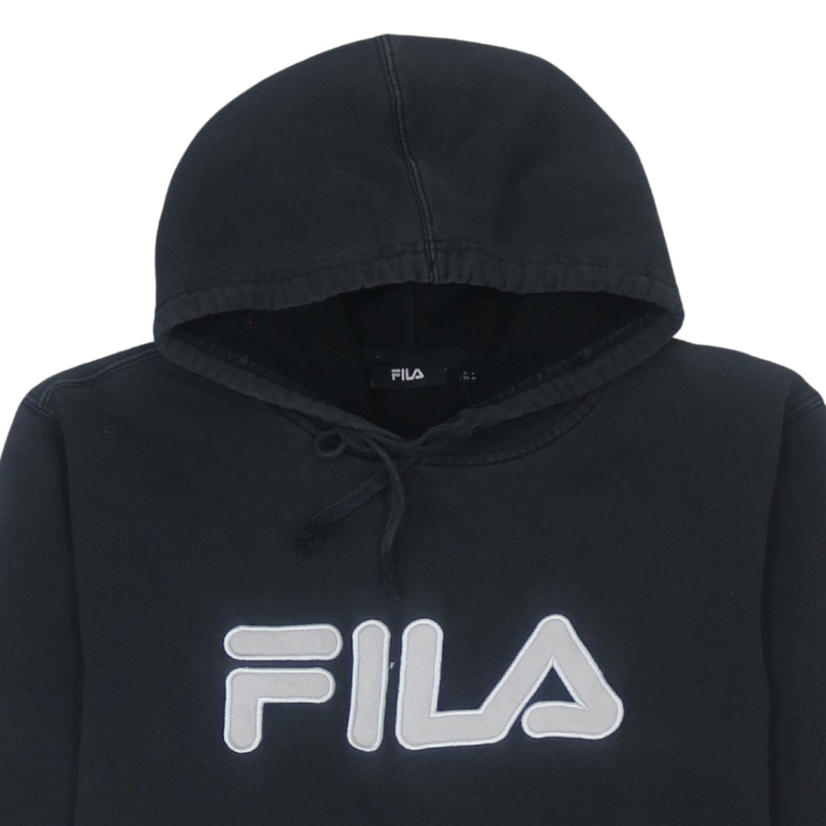 Additional view of Fila Men's Black Pullover Logo Hoodie, size M