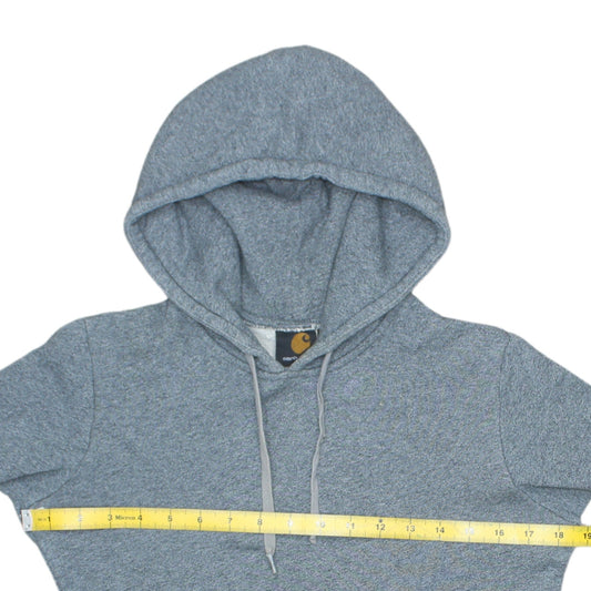 Carhartt Men's Grey Pullover Hoodie Size S Cotton Sweatshirt