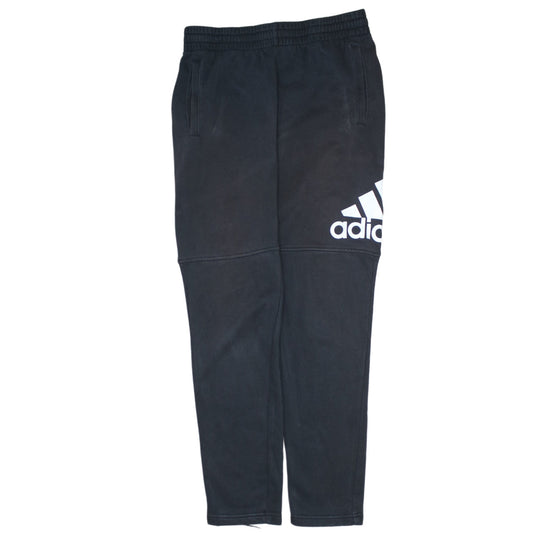 Adidas Boys Black 13-14 Years Jogger Sweatpants with Pockets