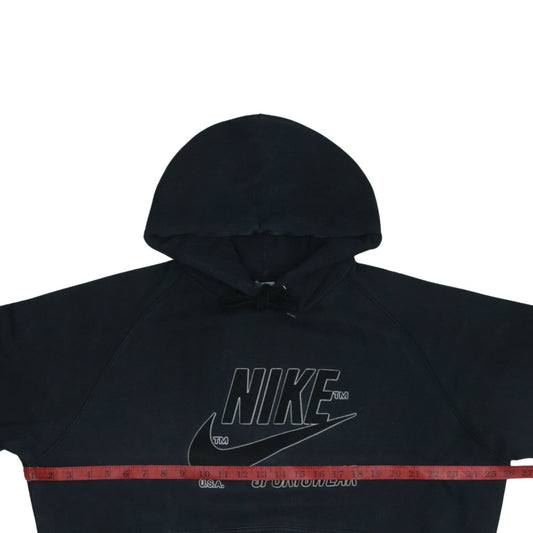Nike Men's Black Pullover Hoodie L Sportswear Graphic Fleece