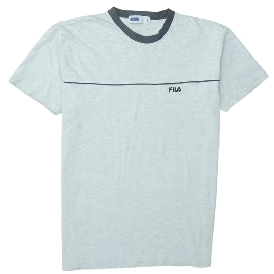 Fila Men's Grey Short Sleeve Crew Neck T-Shirt Size L