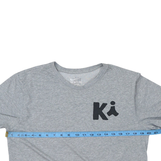 Nike Men’s Grey Dri-FIT Athletic T-Shirt M Kyrie Irving Logo