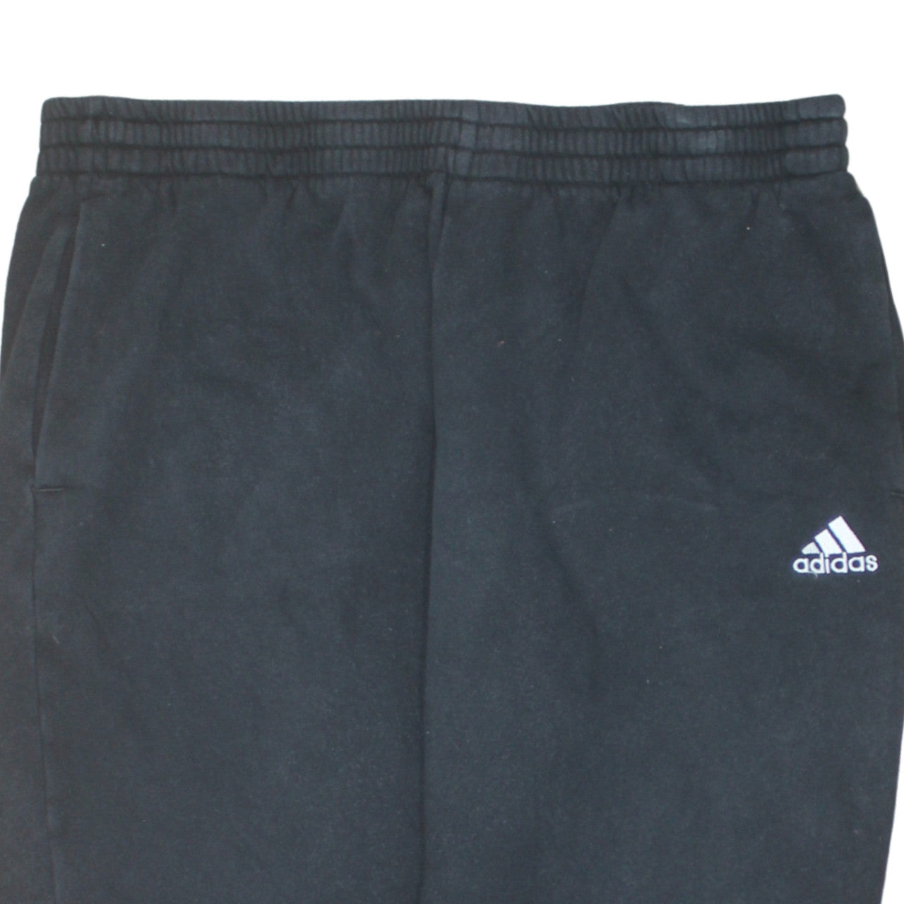 adidas Mens Black 2XL Jogger Trousers Fleece Comfort Fit