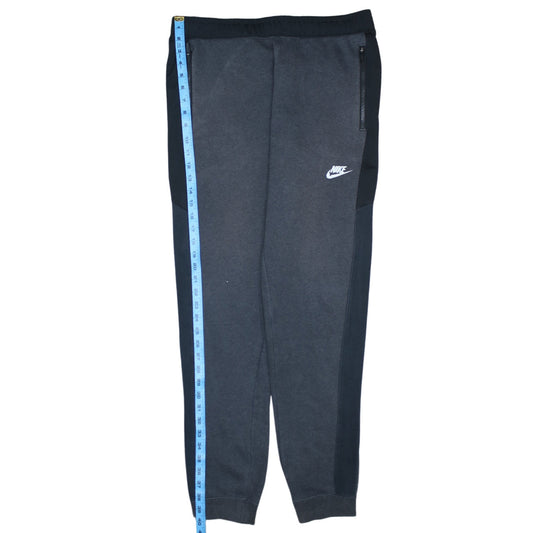 Nike Men's Grey Jogger Sweatpants M Tapered Fleece Logo
