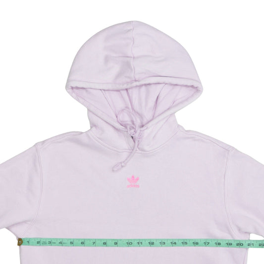 Adidas Womens Lilac Hoodie Medium Pullover Hooded Sweatshirt