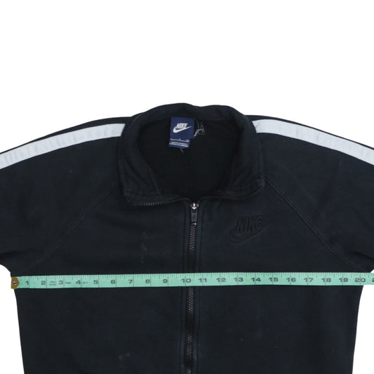 Nike Men's Black Full Zip Fleece Sweatshirt Size S