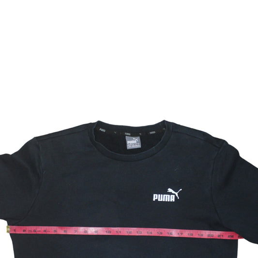 Puma Men’s Black Crew Neck Pullover Sweatshirt Size M