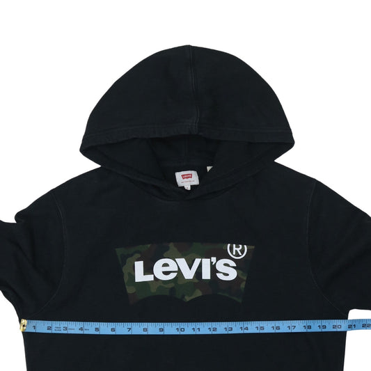 Levi's Men's Black Camouflage Logo Pullover Hoodie Size S