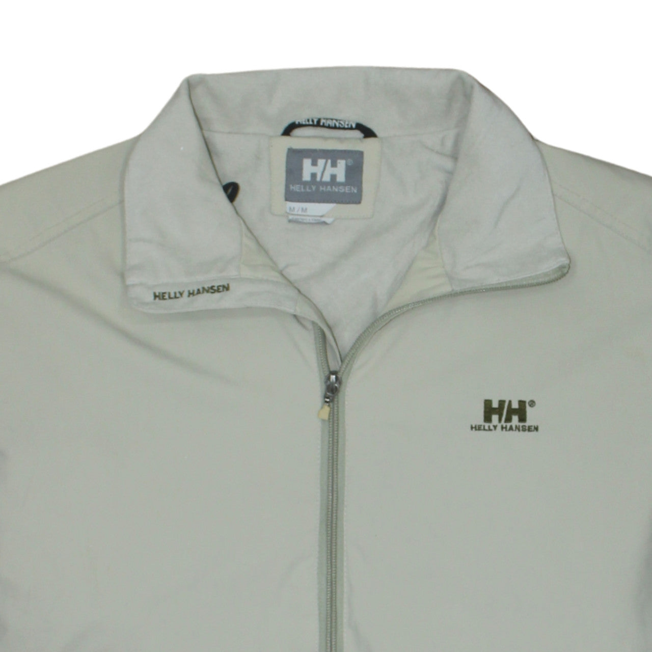 Helly Hansen Men's Beige Nylon Lightweight Full Zip Jacket M