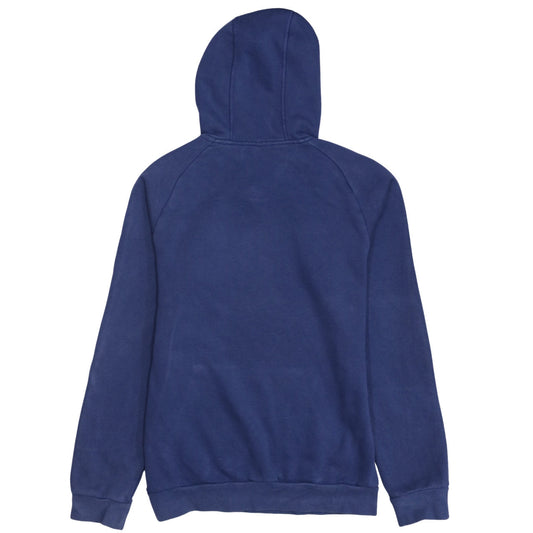 Adidas Men's Blue Pullover Hoodie Small Embroidered Sports Design