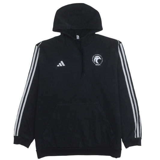 Adidas Mens Black 2XL Pullover Hoodie Sports Style