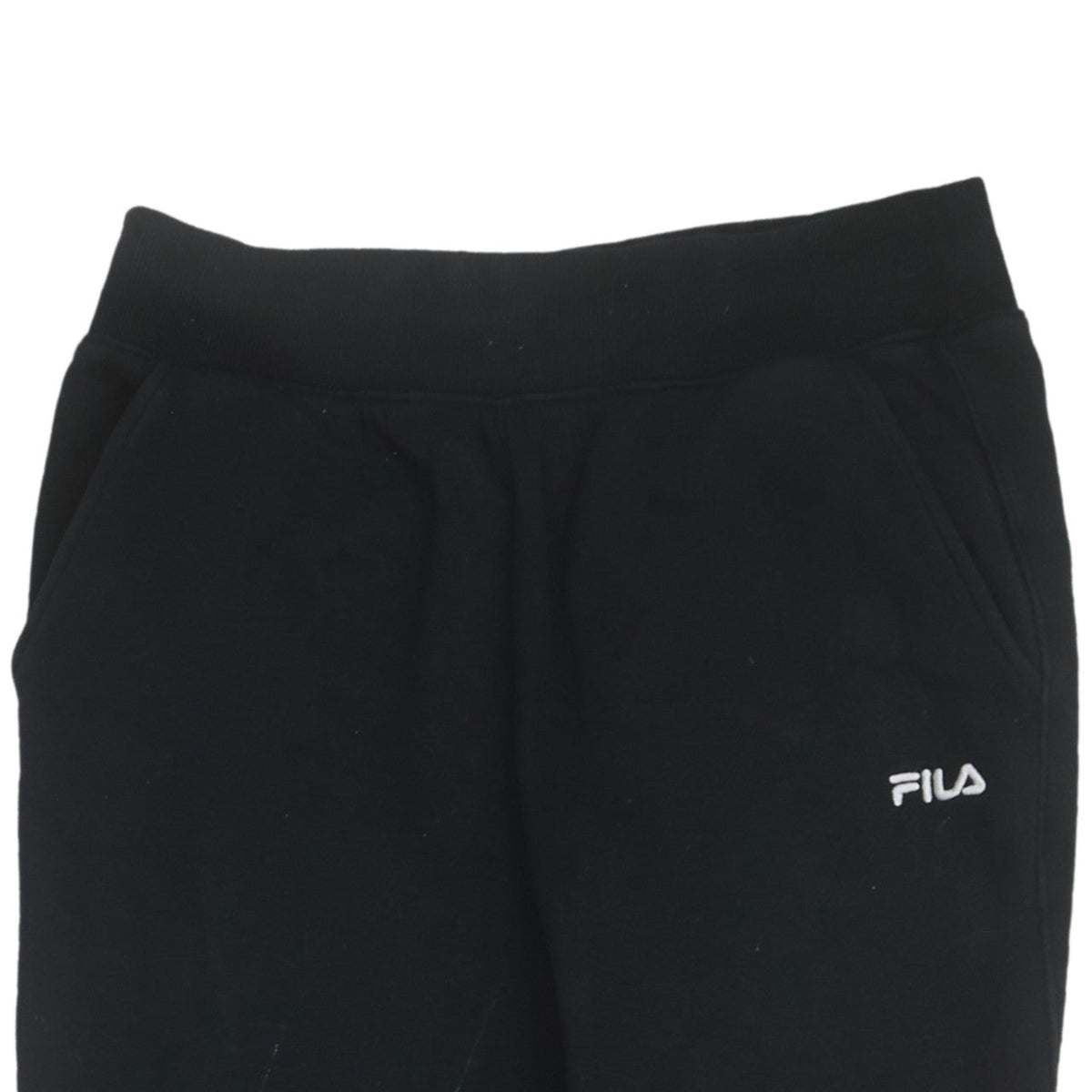Additional view of Fila Men's Black Jogger Sweatpants S Regular Fit Cotton Blend