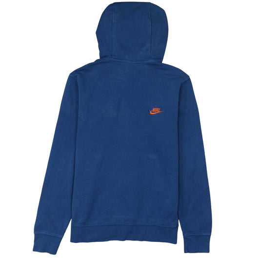 Nike Men's Blue XS Pullover Hoodie Embroidered Logo Sportswear