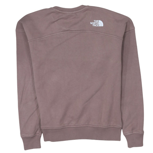 The North Face Womens Mauve Cotton Crew Neck Sweatshirt XS