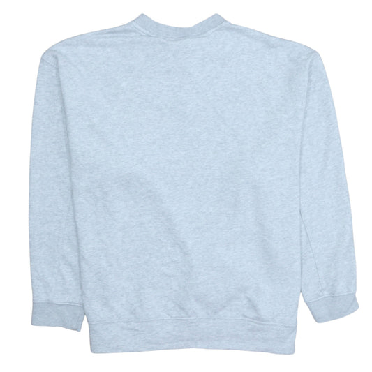 Adidas Women Grey Crew Neck Pullover Sweatshirt Size 10