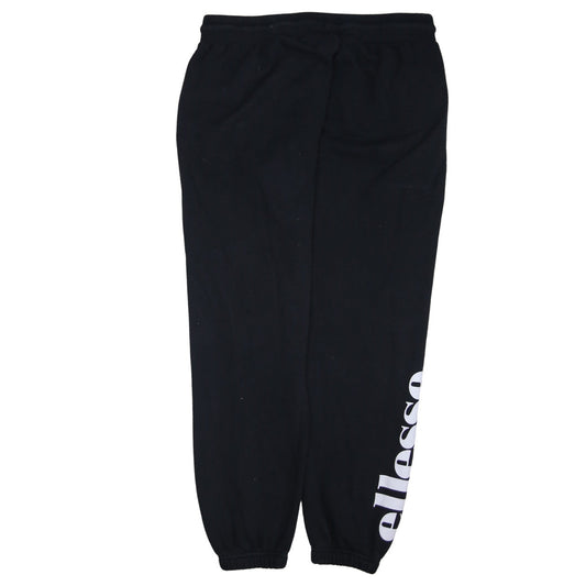 Ellesse Womens Black Size 14 Jogger Sweatpants Fleece Activewear